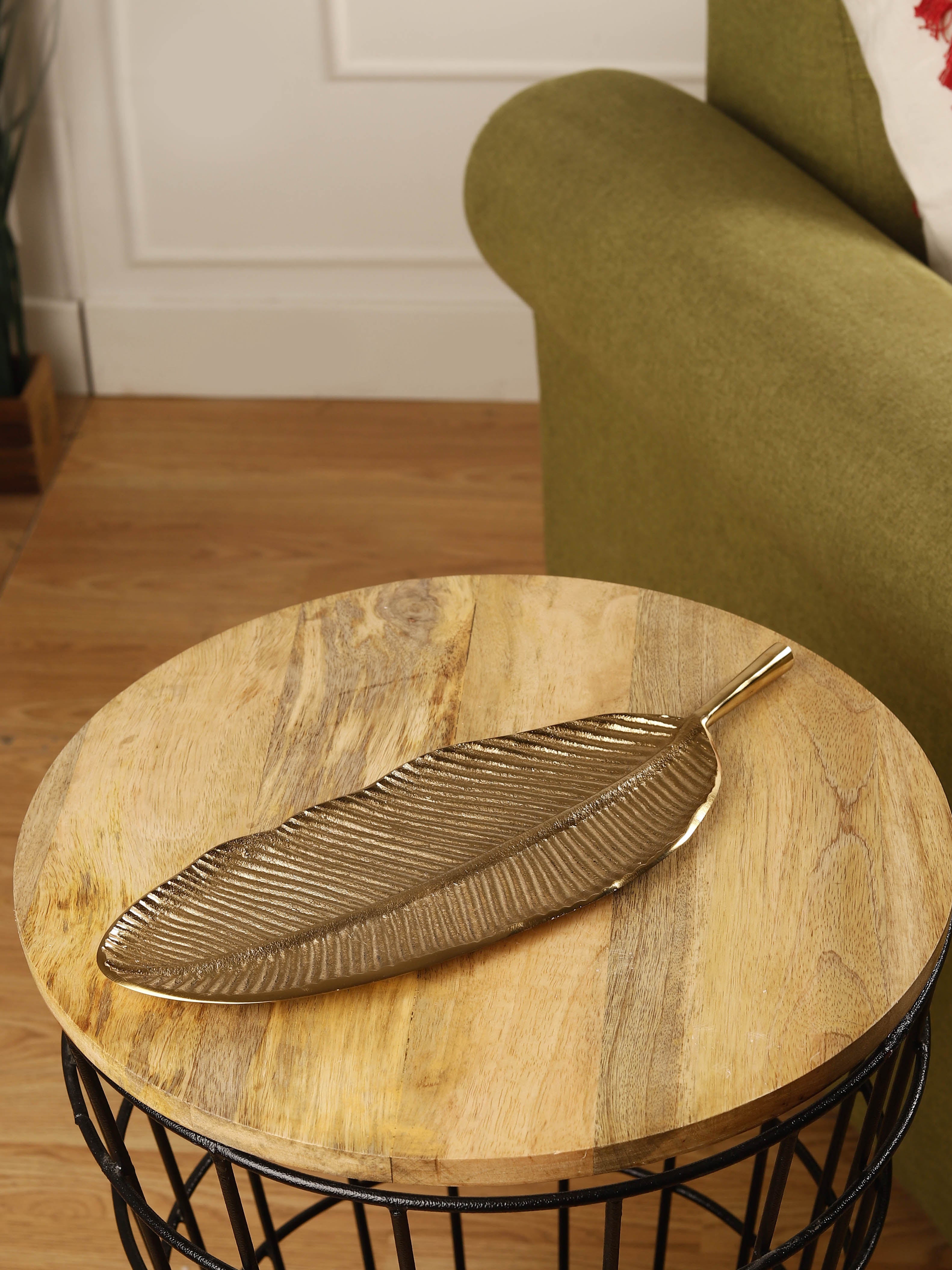 Banana Leaf Patter Tray Home
