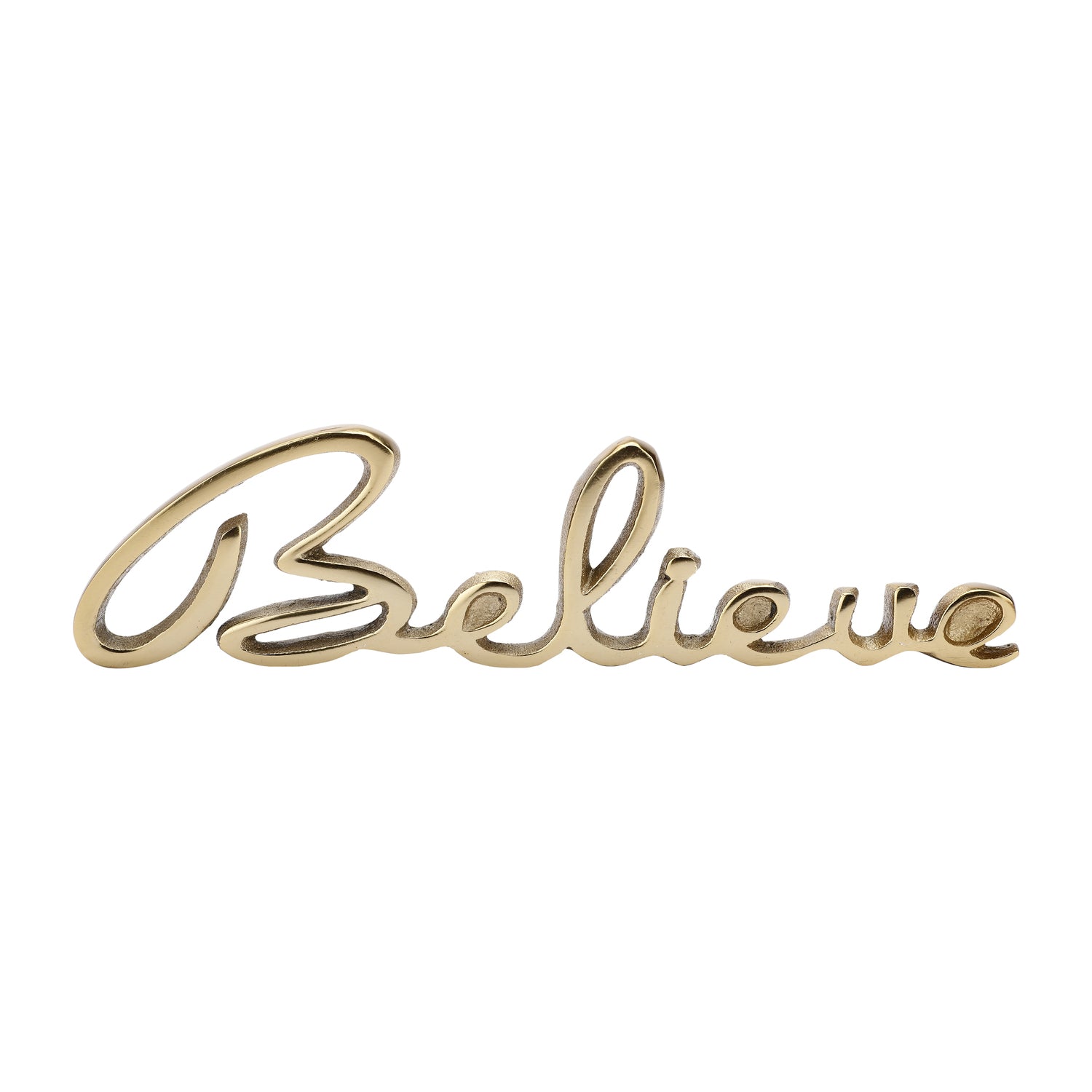 Words Believe Sign Decor