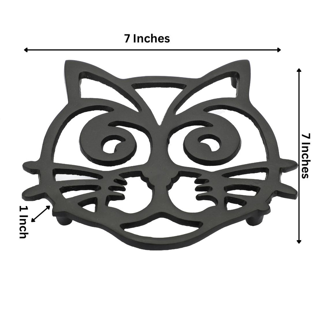 Cat Trivet Hot Pot And