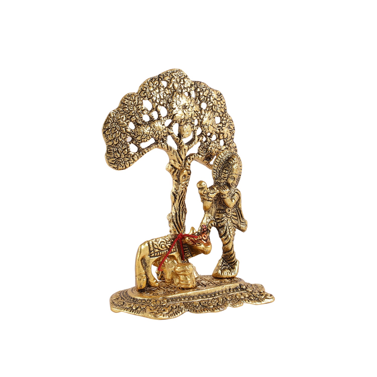 Krishna Aura Idol Murti Kamdhenu Cow