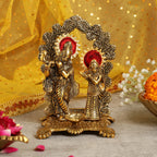 Radha Krishna Aura Statue Home Décor