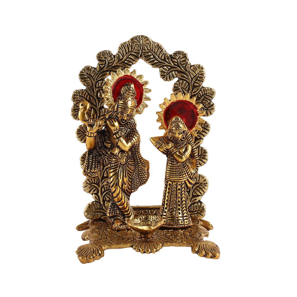 Radha Krishna Aura Statue Home Décor