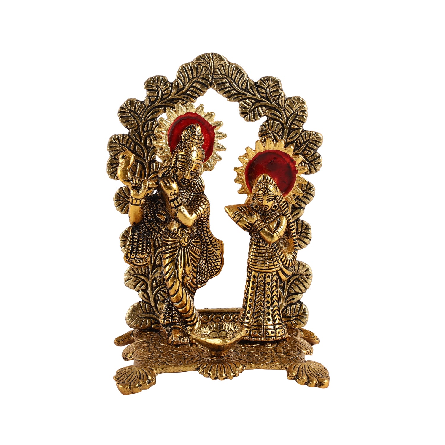 Radha Krishna Aura Statue Home Décor