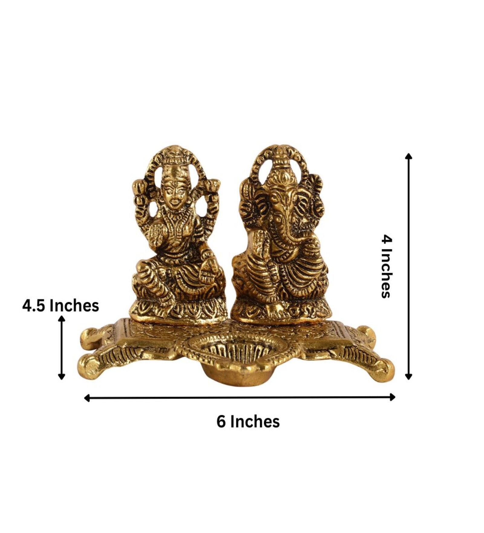 Goddess Laxmi Ganesh Chowki Diya