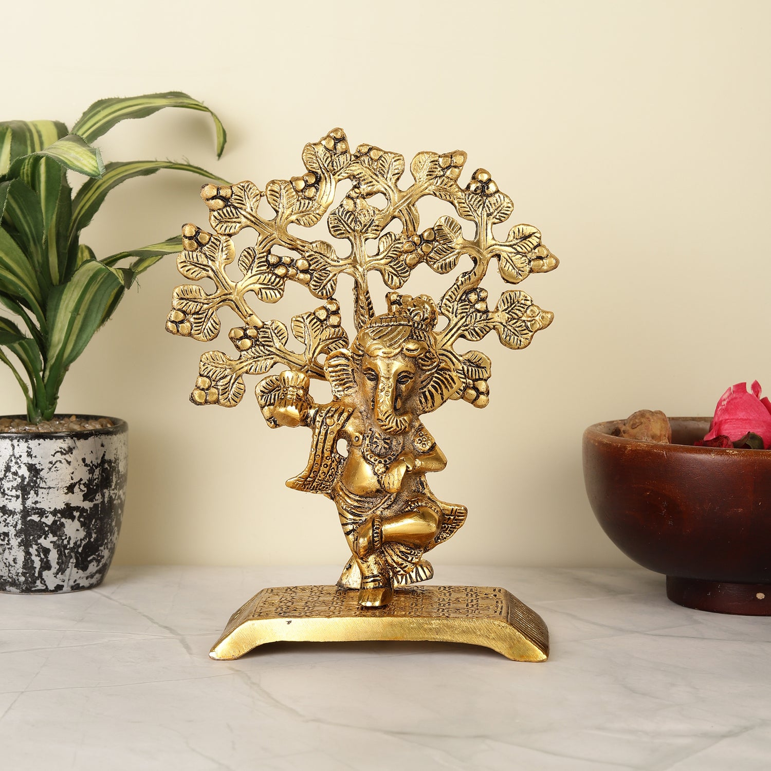 Ganesh Idol Tree Of Life Home Décor