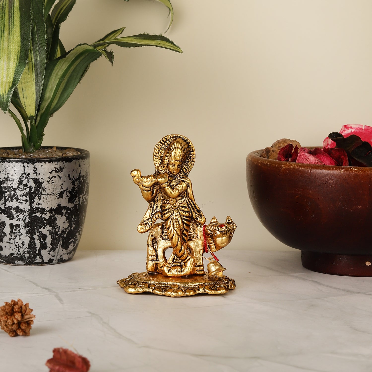 Krishna Aura Idol Home Décor Accent