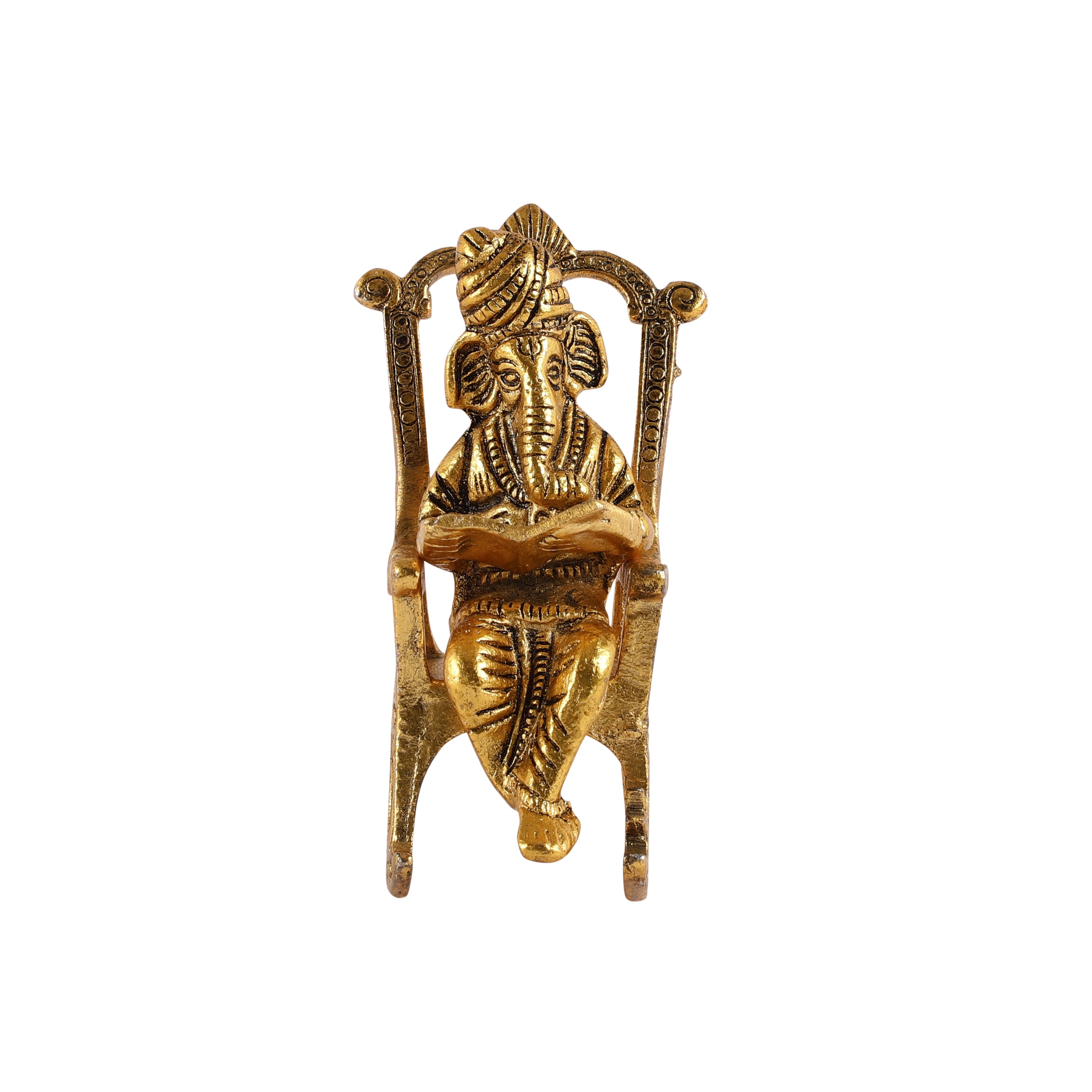 Ganesh Idol On Chair