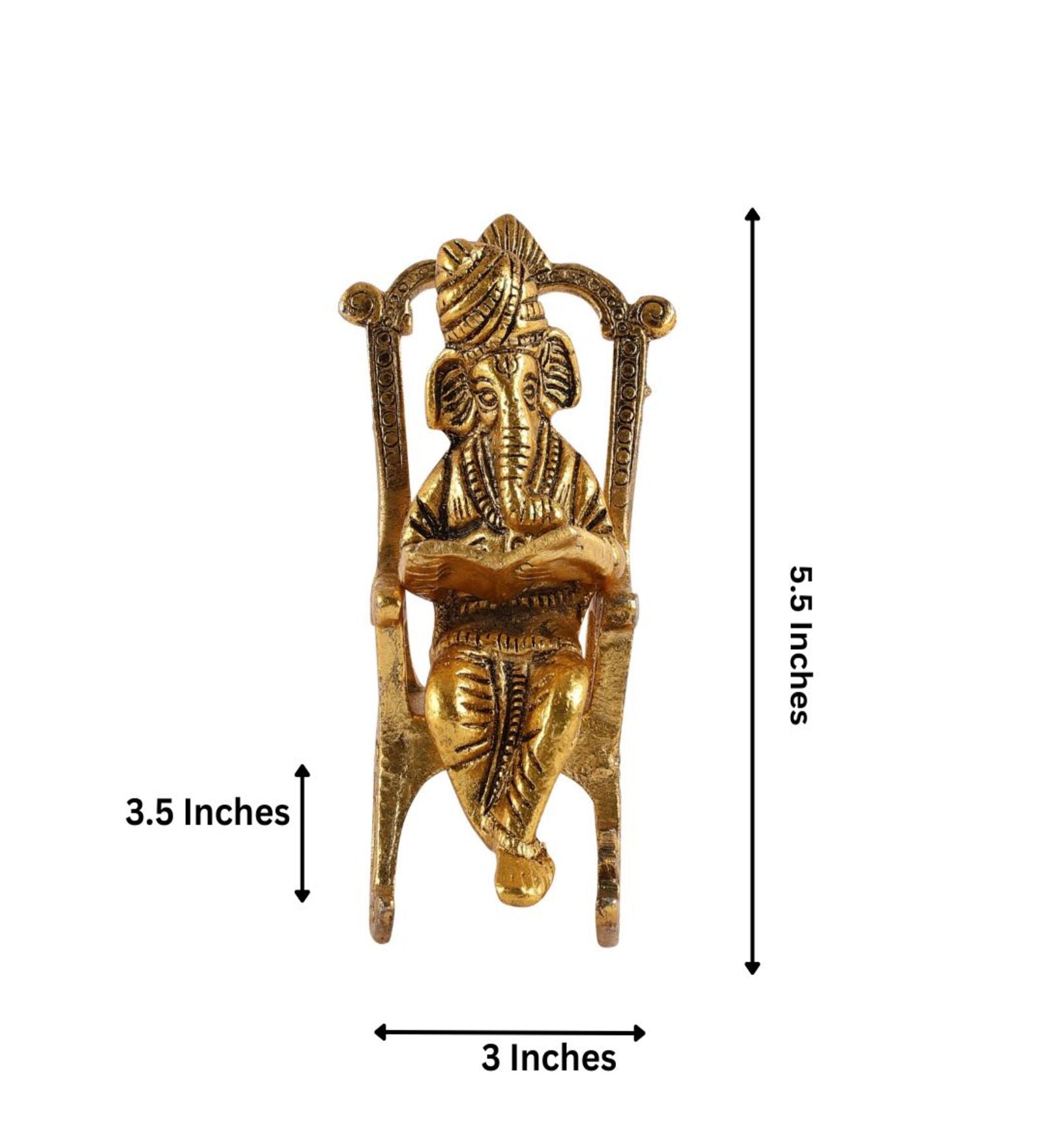 Ganesh Idol On Chair