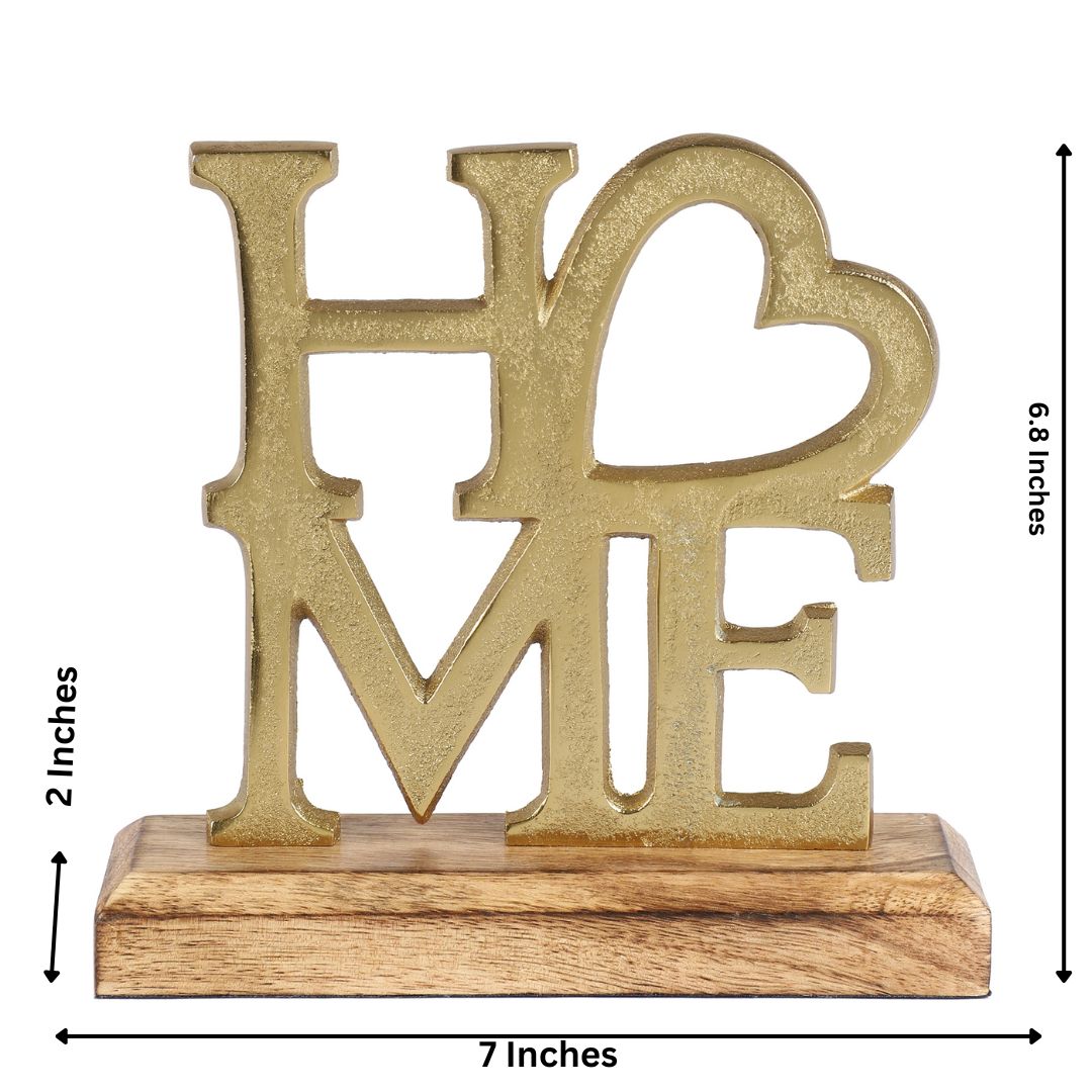Word Sign Wooden Base