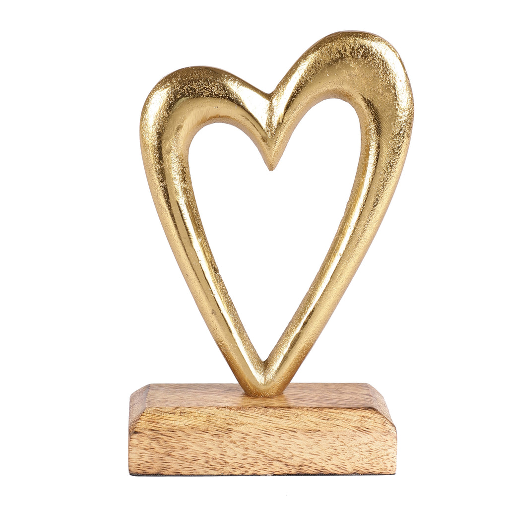 Aluminium Heart Shape Home Décor