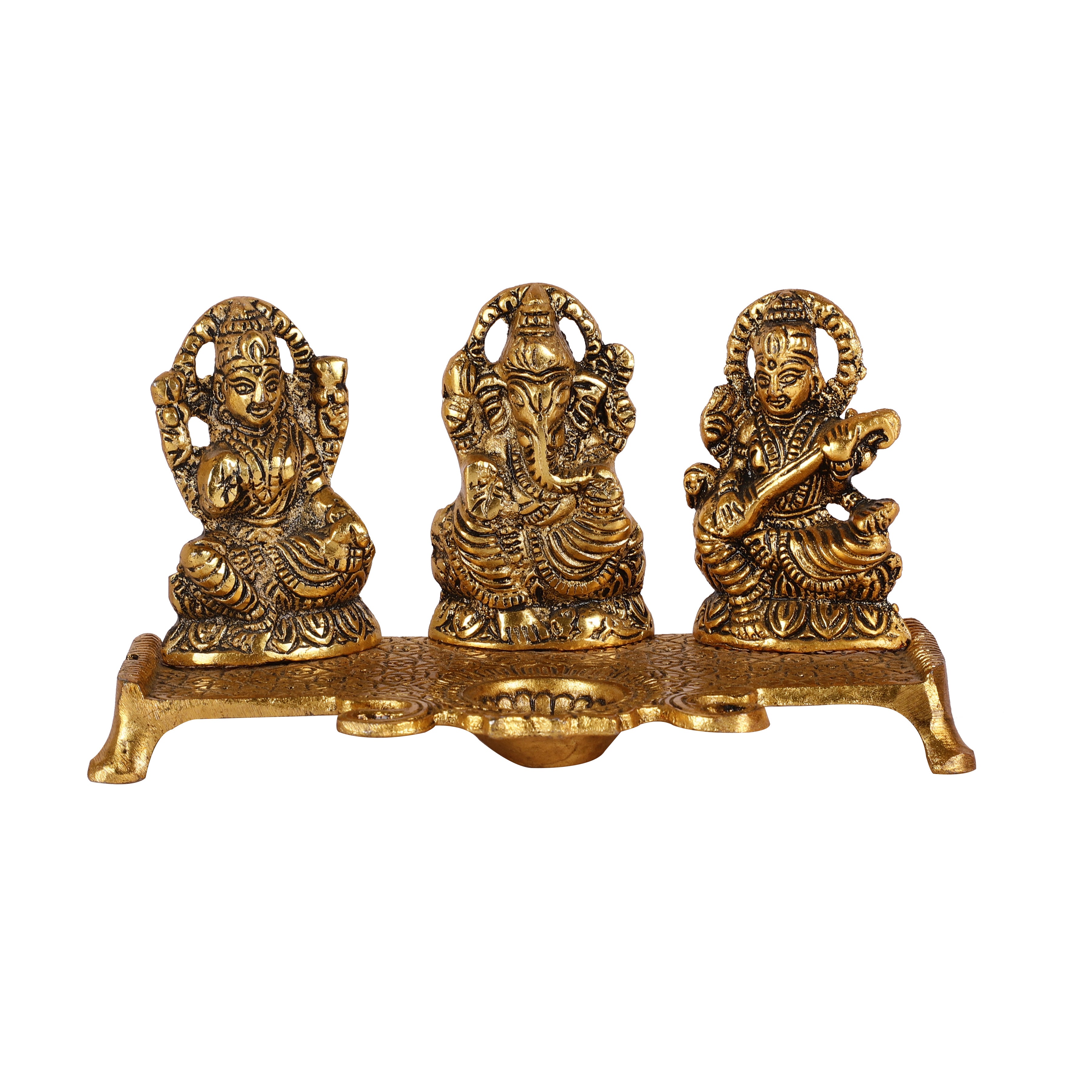 Goddess Laxmi Ganesh Saraswati Chowki