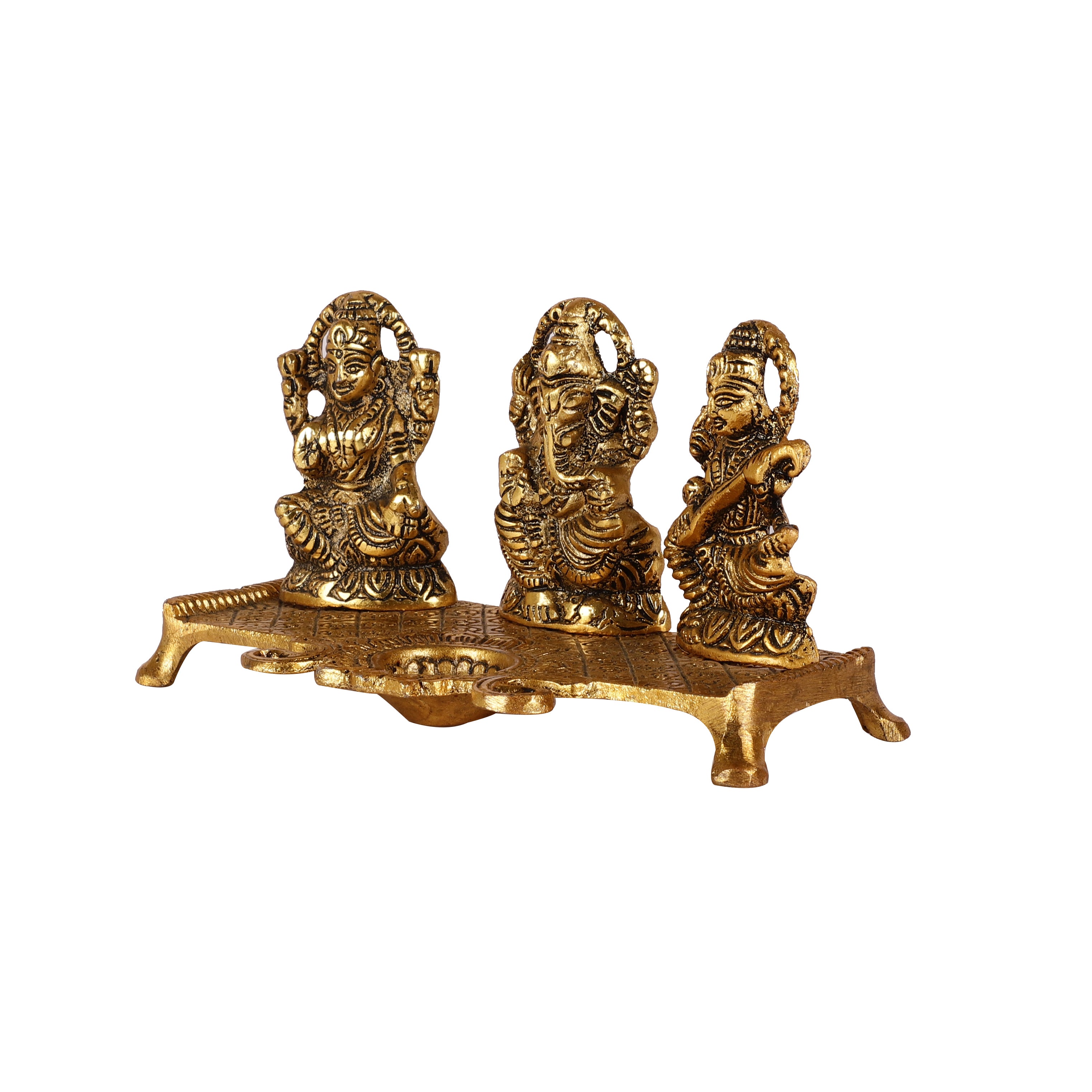 Goddess Laxmi Ganesh Saraswati Chowki