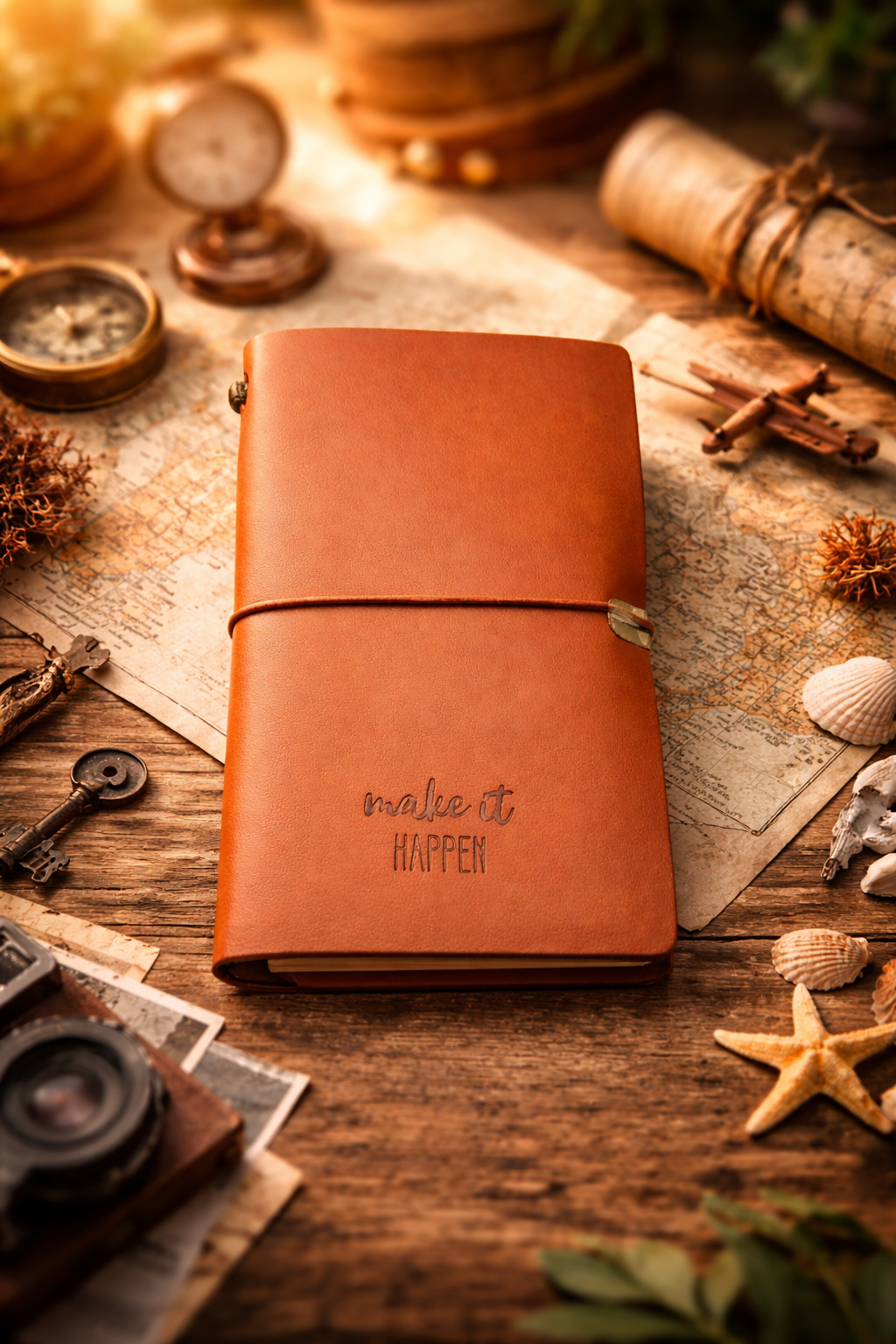 Pu Leather Notebook Travel Journal