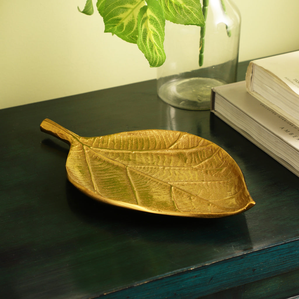Leaf Platter Home Décor Accent