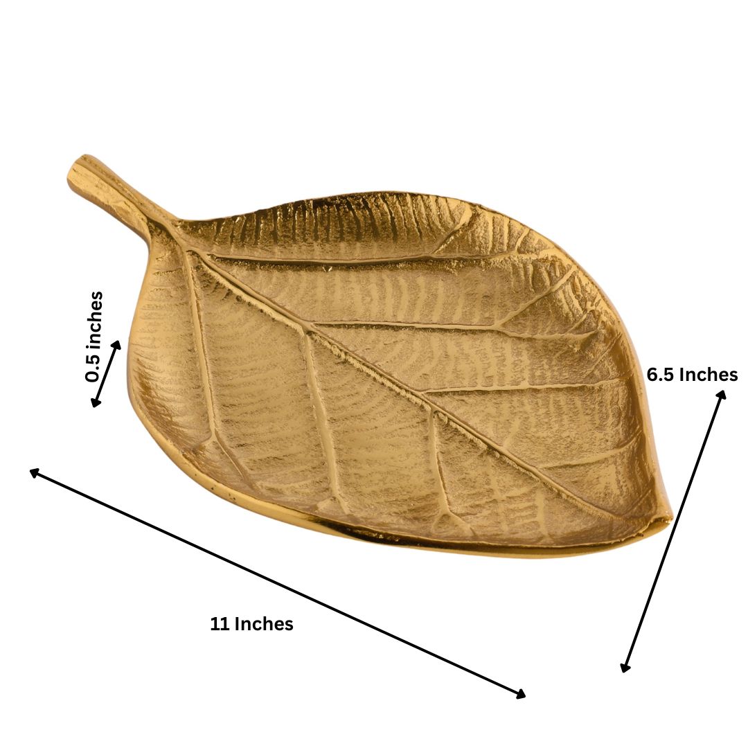 Leaf Platter Home Décor Accent