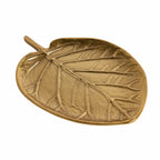 Golden Leaf Tray Home Decor