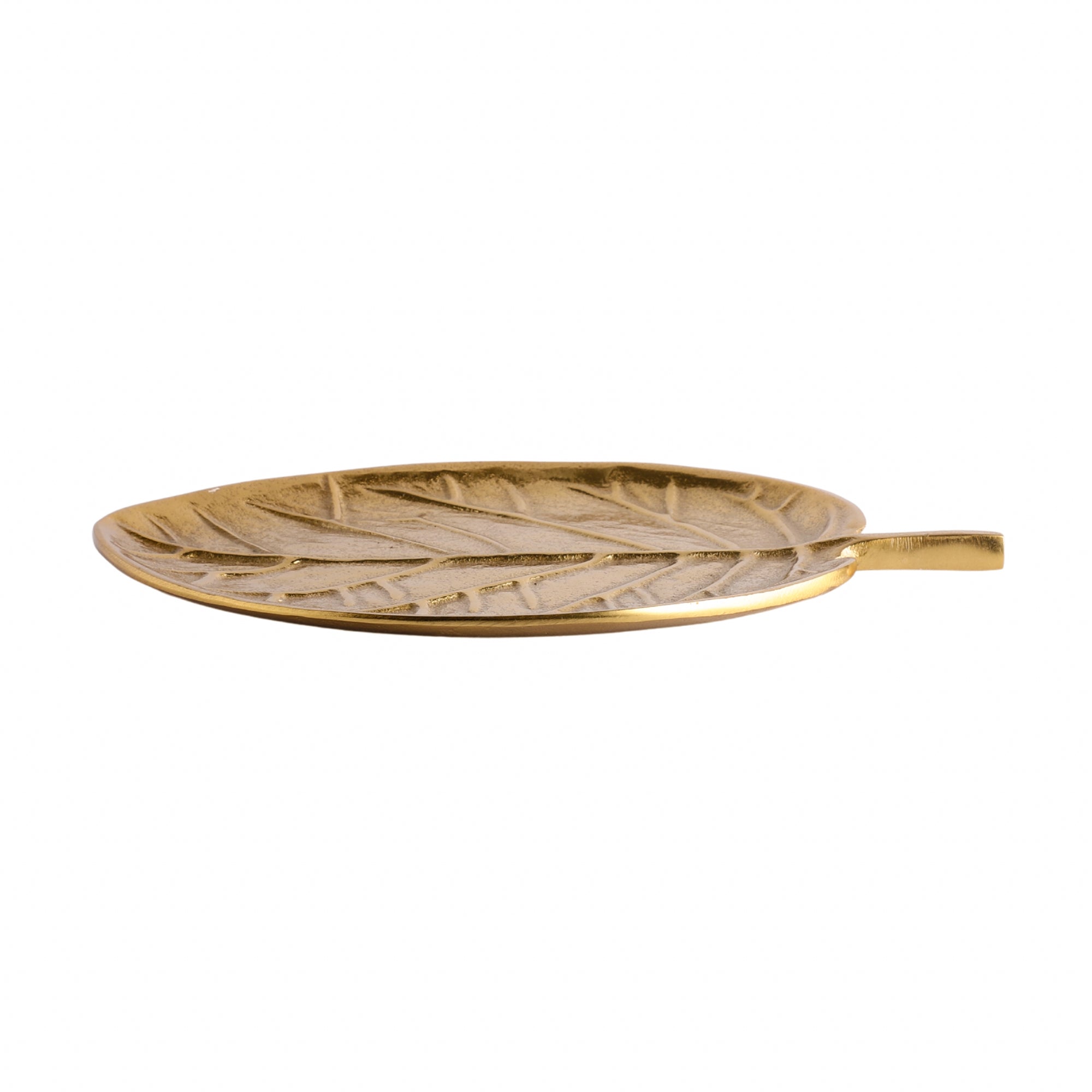 Golden Leaf Tray Home Decor