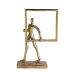 Walking Man Frame Sculpture