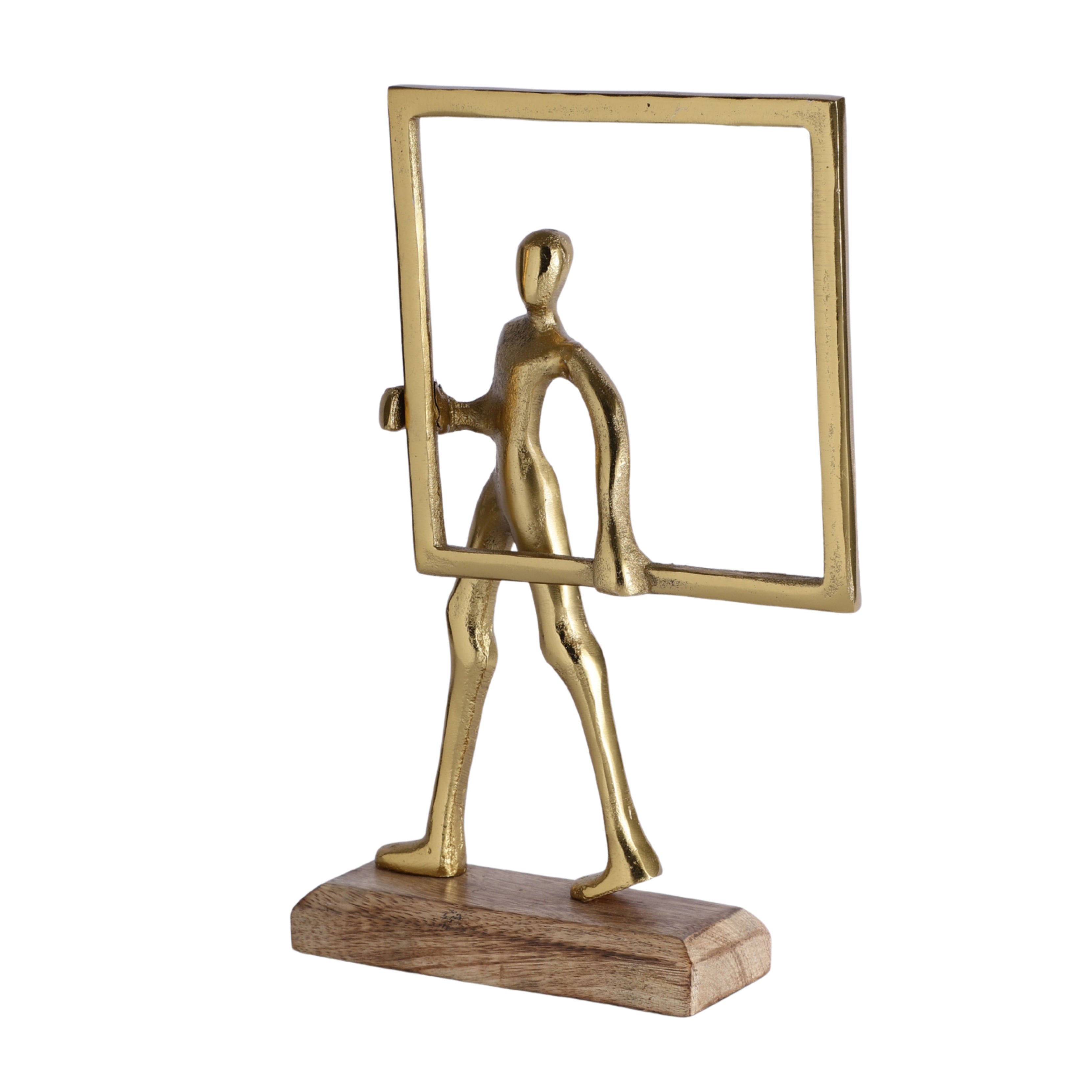Walking Man Frame Sculpture