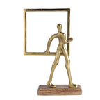 Walking Man Frame Sculpture