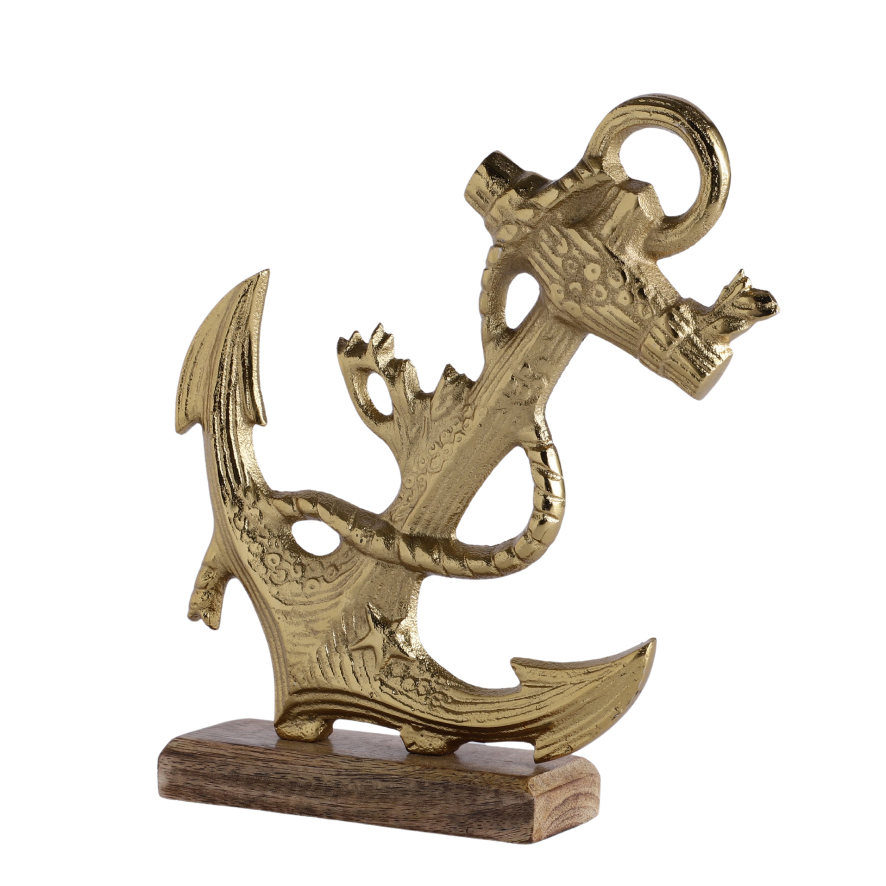 Anchor Wooden Base Home Décor