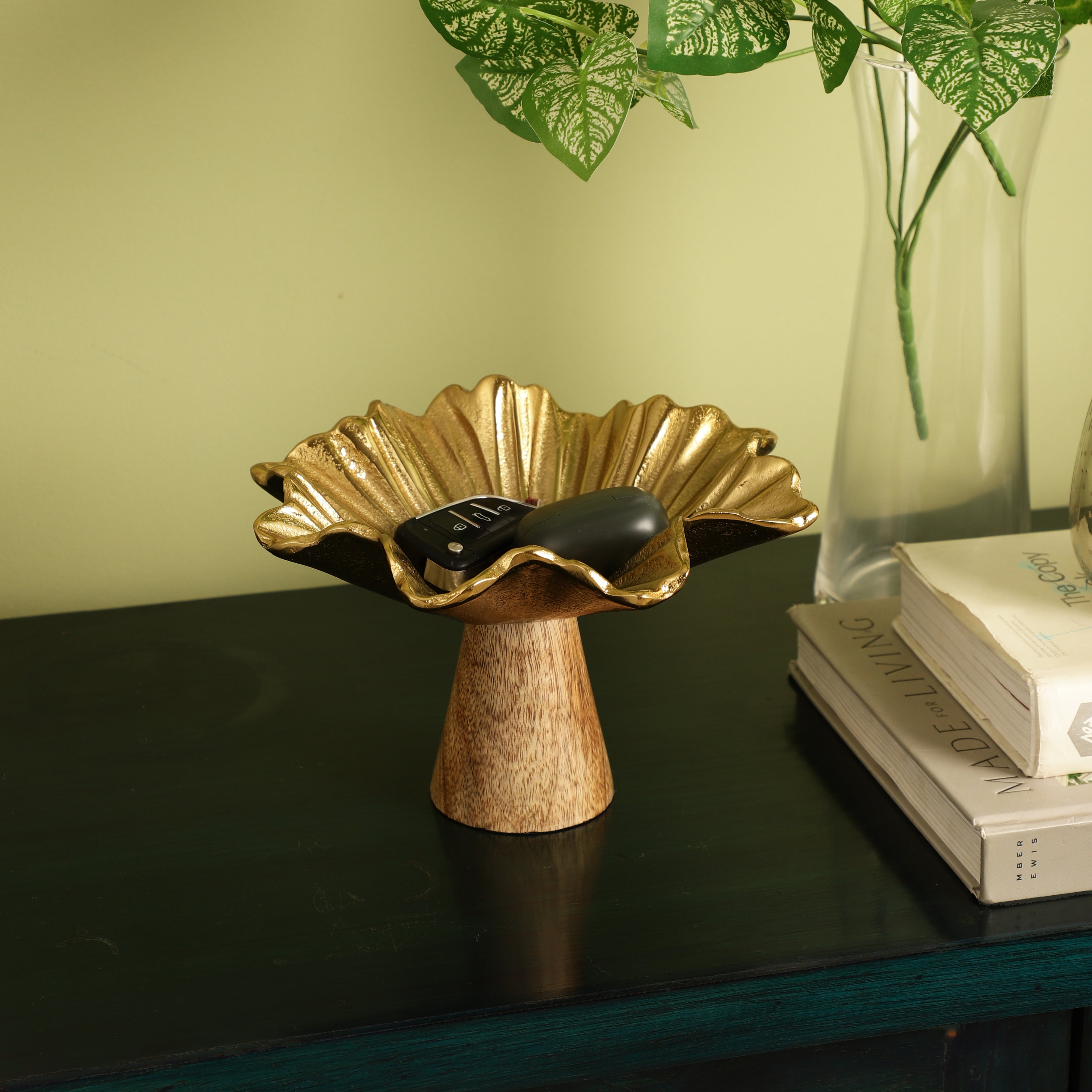 Bowl Wooden Stand Home Décor