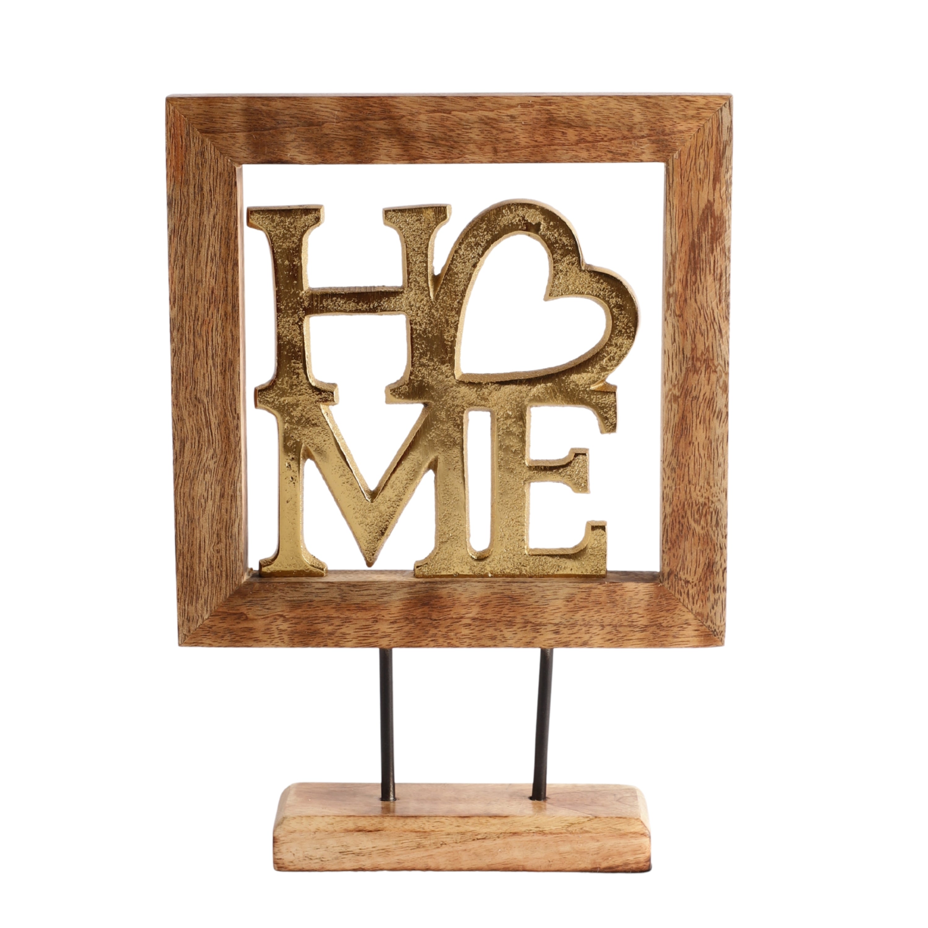 Home Wooden Frame Words Sign