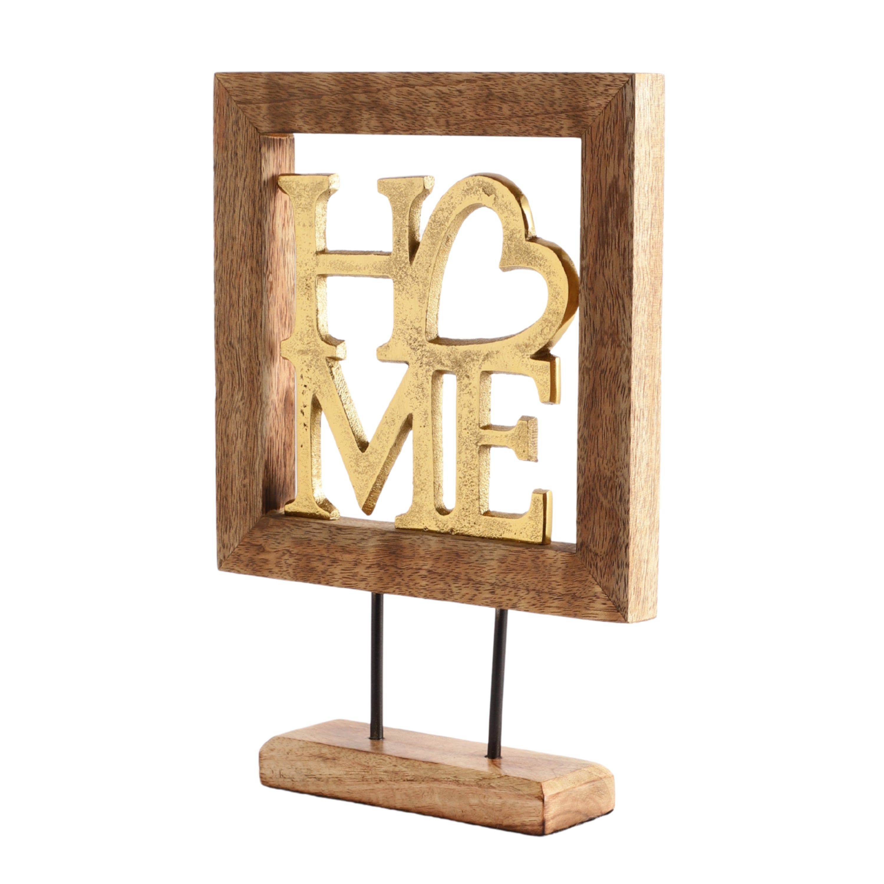 Home Wooden Frame Words Sign