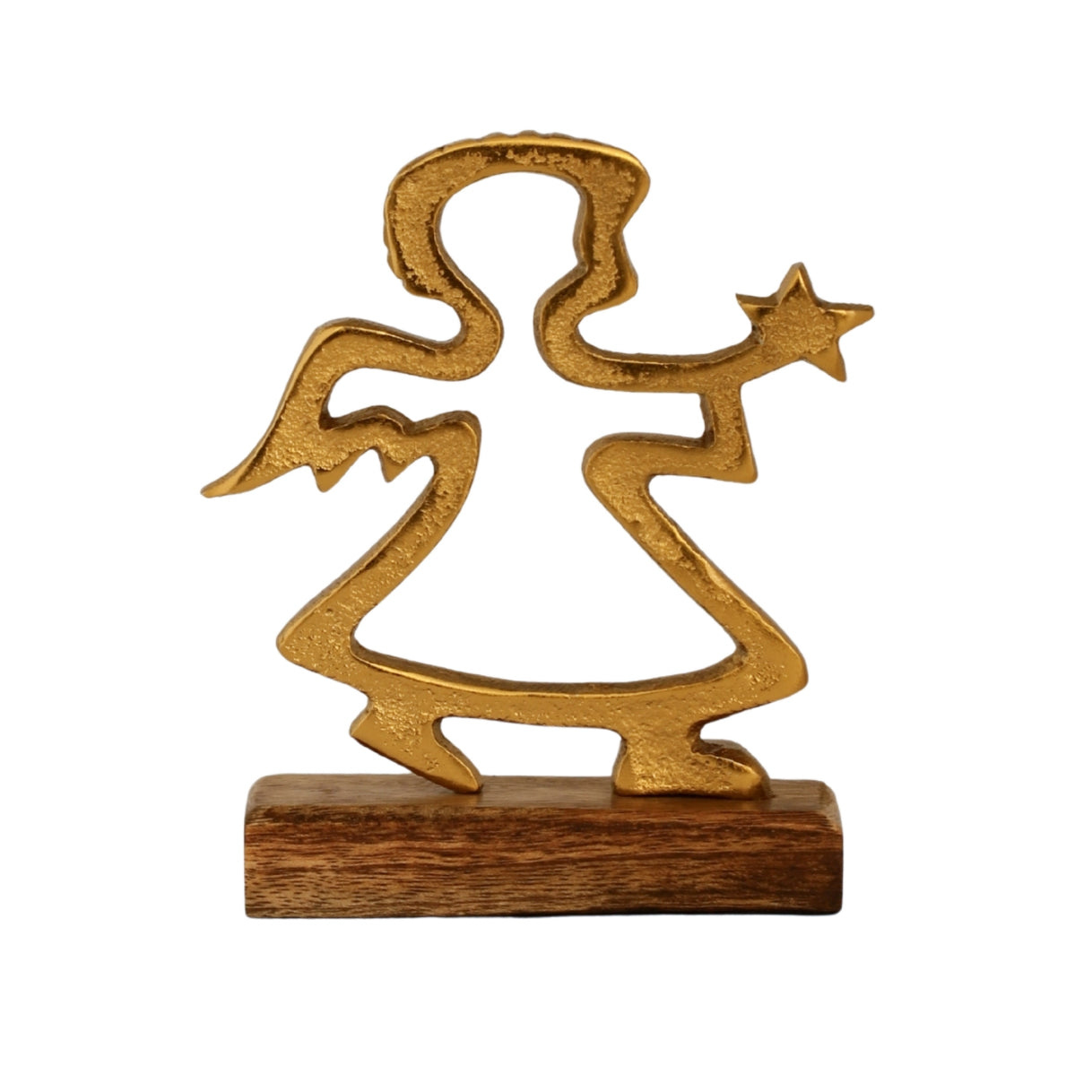 Angel Glow Wooden Base Home Décor