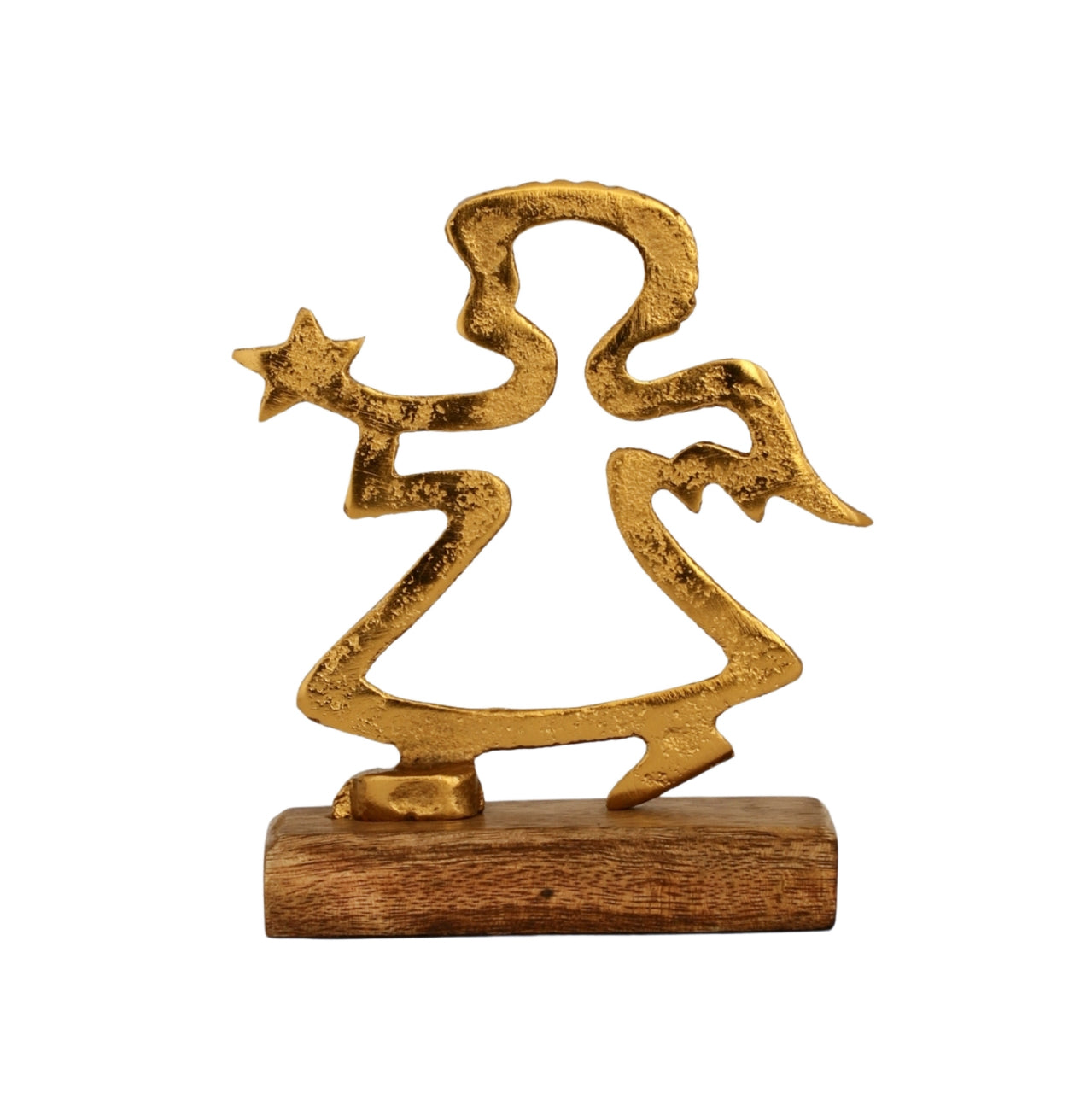 Angel Glow Wooden Base Home Décor
