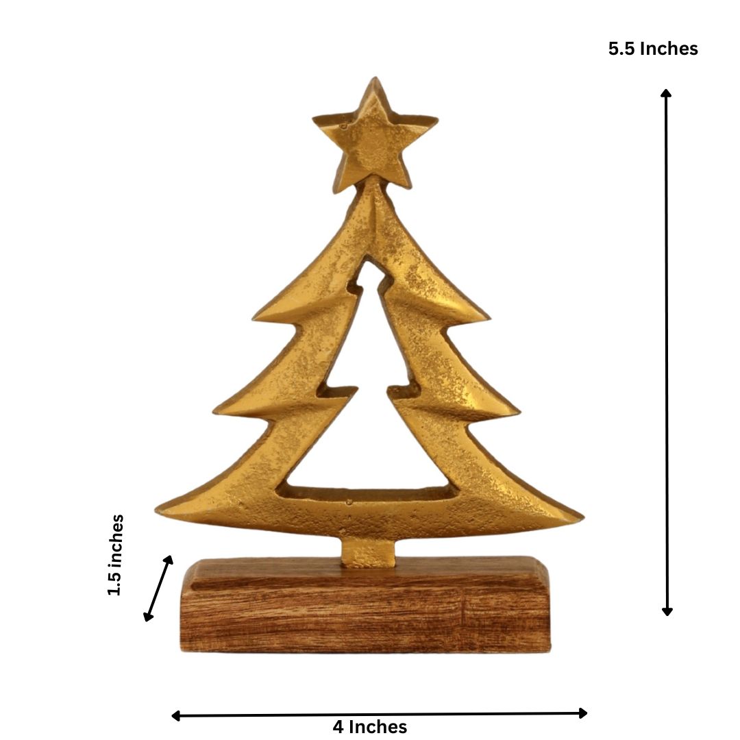 Christmas Tree Of Life Wooden Base