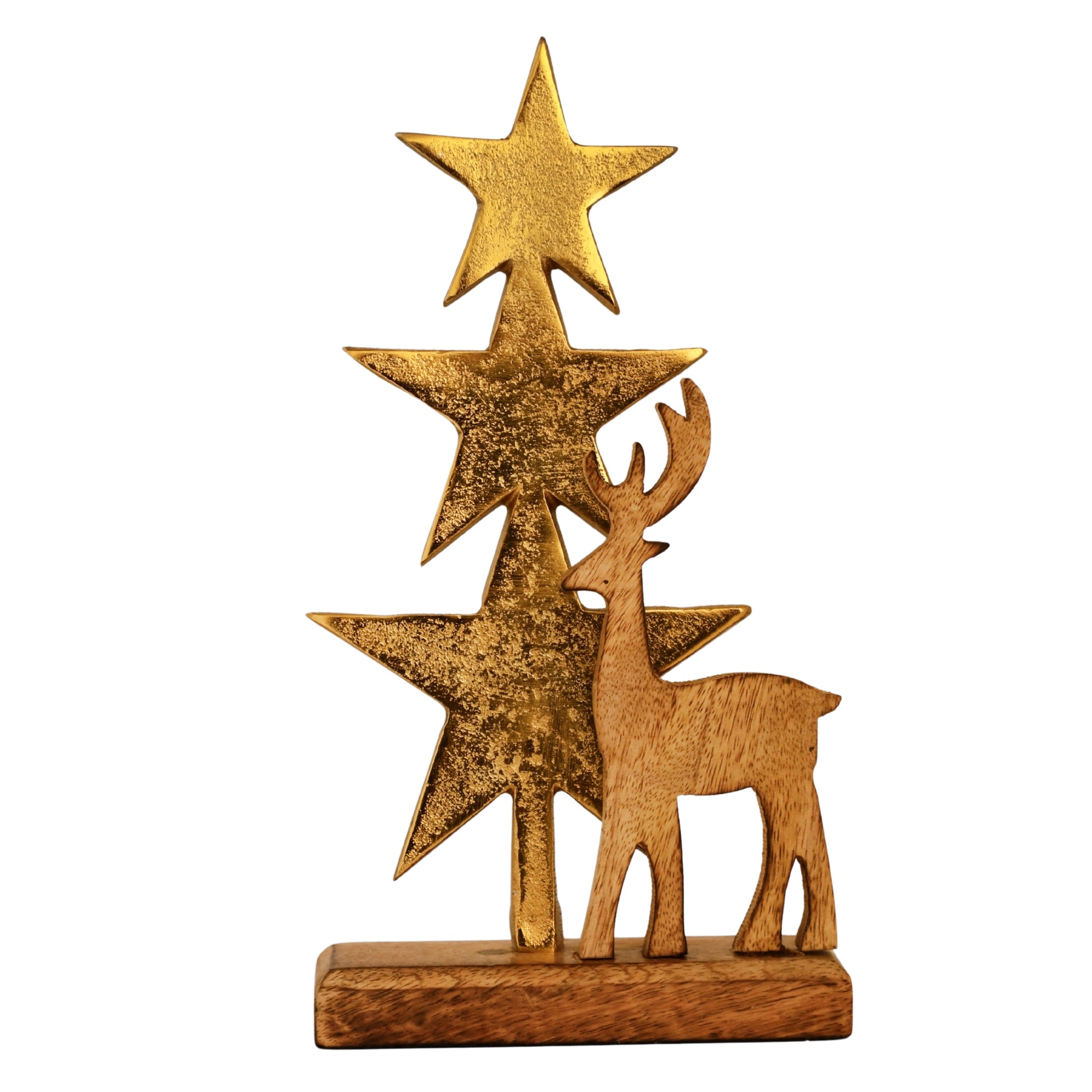 Star Christmas Tree Of Life Reindeer And
