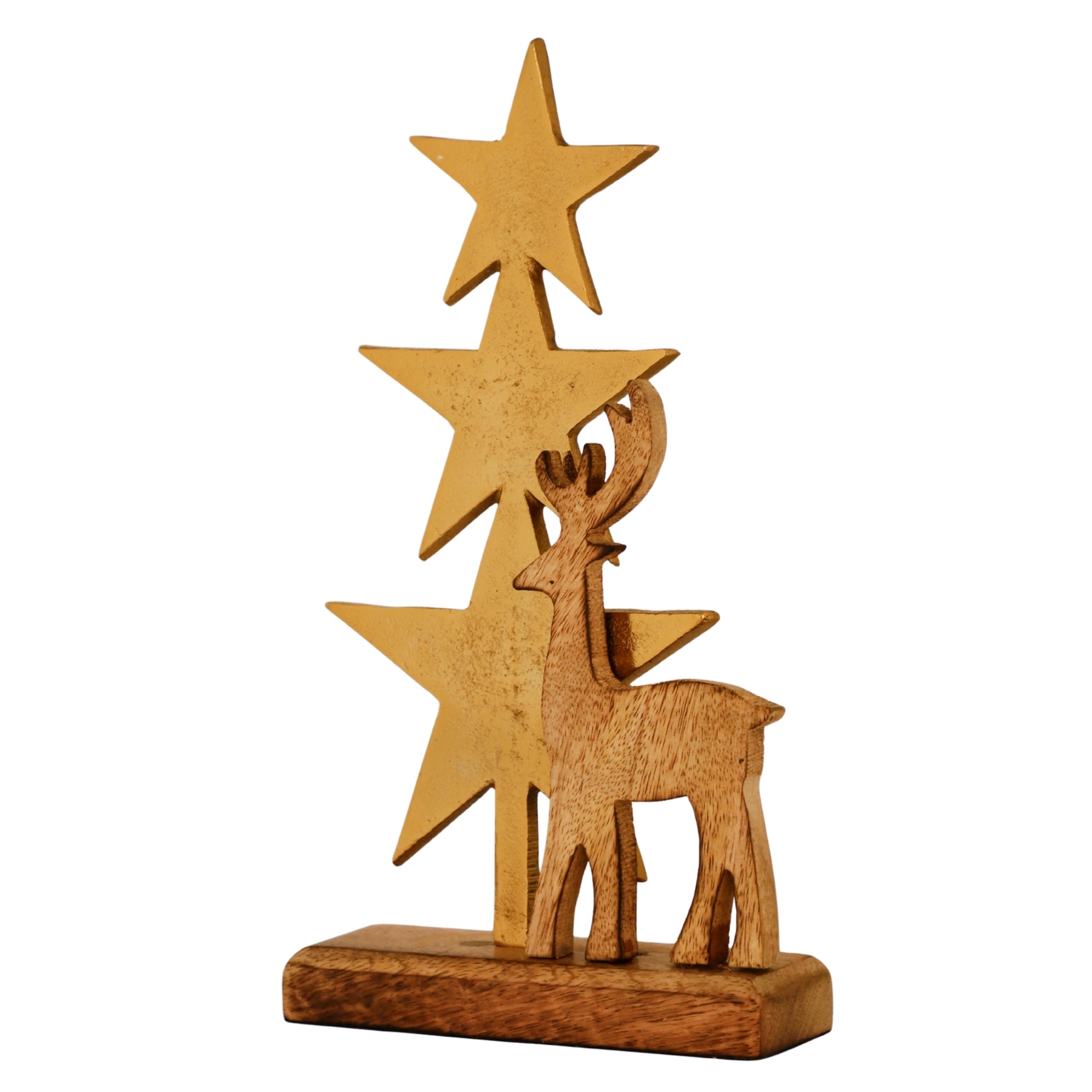 Star Christmas Tree Of Life Reindeer And