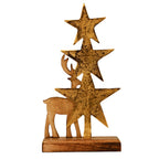 Star Christmas Tree Of Life Reindeer And