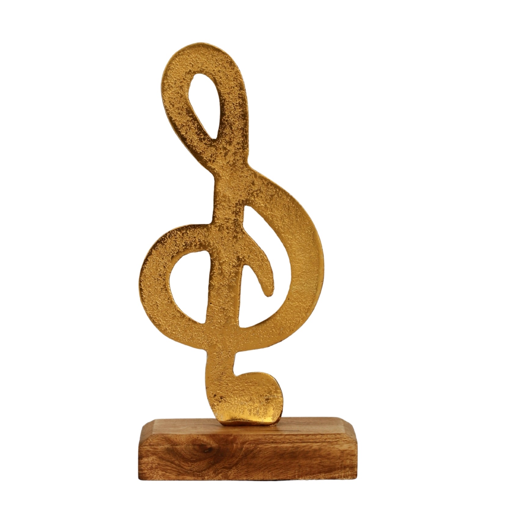 Clef Decor Wooden Base