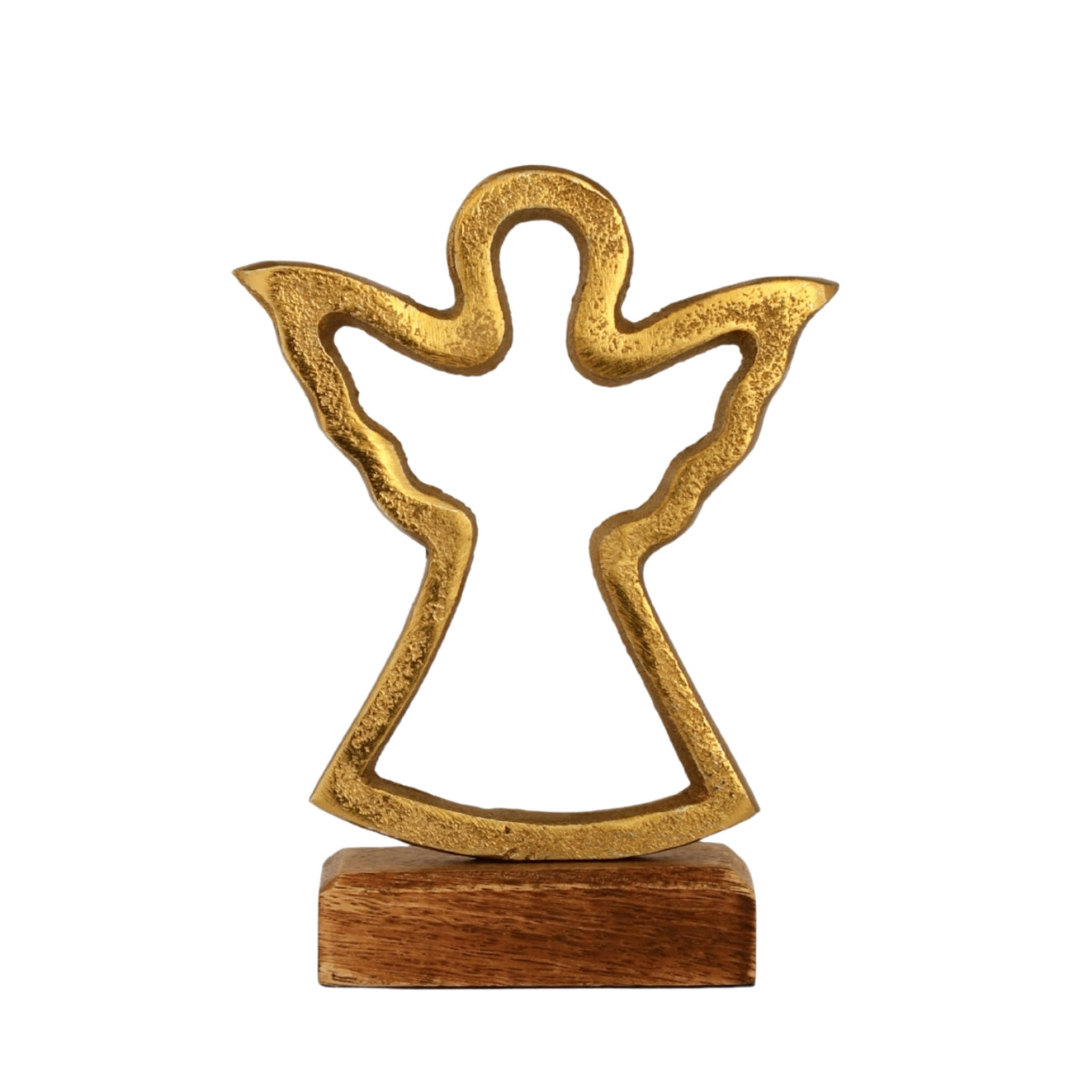 Angel Glow Wooden Base Home Décor