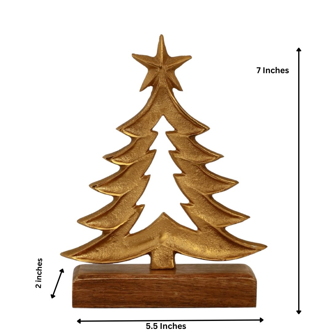 Christmas Tree Of Life Wooden Base