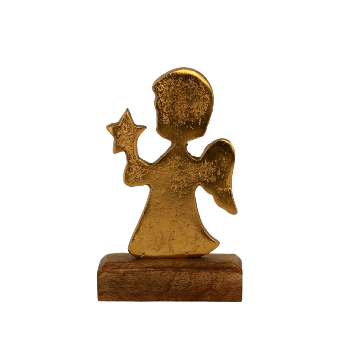 Angel Glow Wooden Base Home Décor