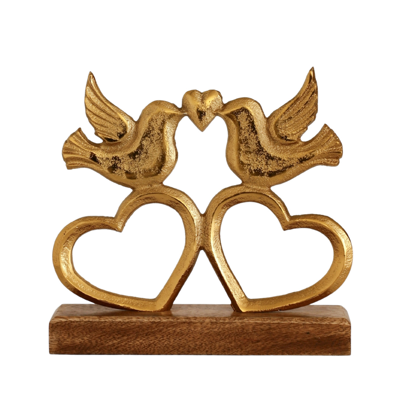Love Birds Wooden Base