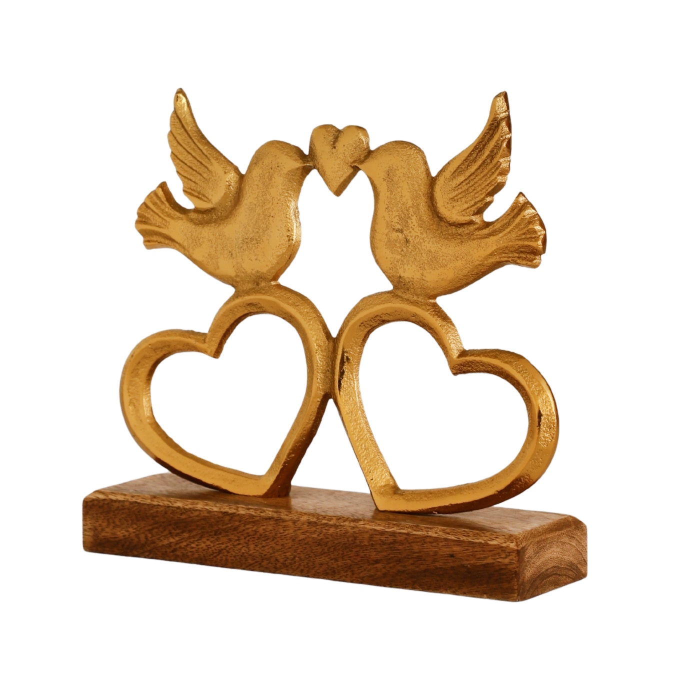Love Birds Wooden Base