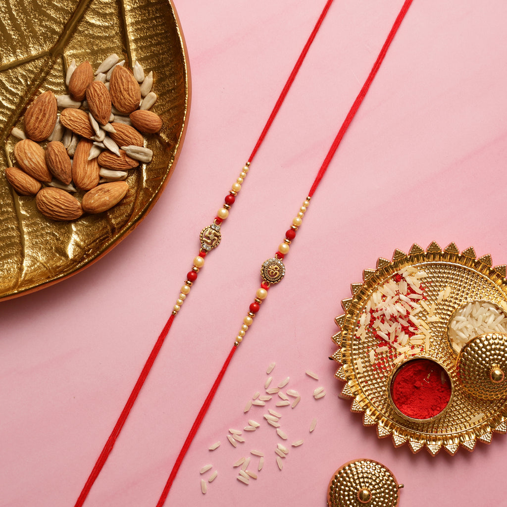 Wise Bonds Rakhi Box with Golden Owl Showpiece