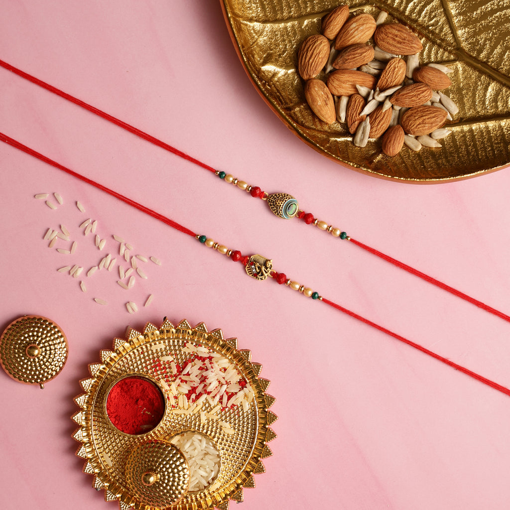 Divine Melody Fluting Krishna Idol Rakhi Hamper