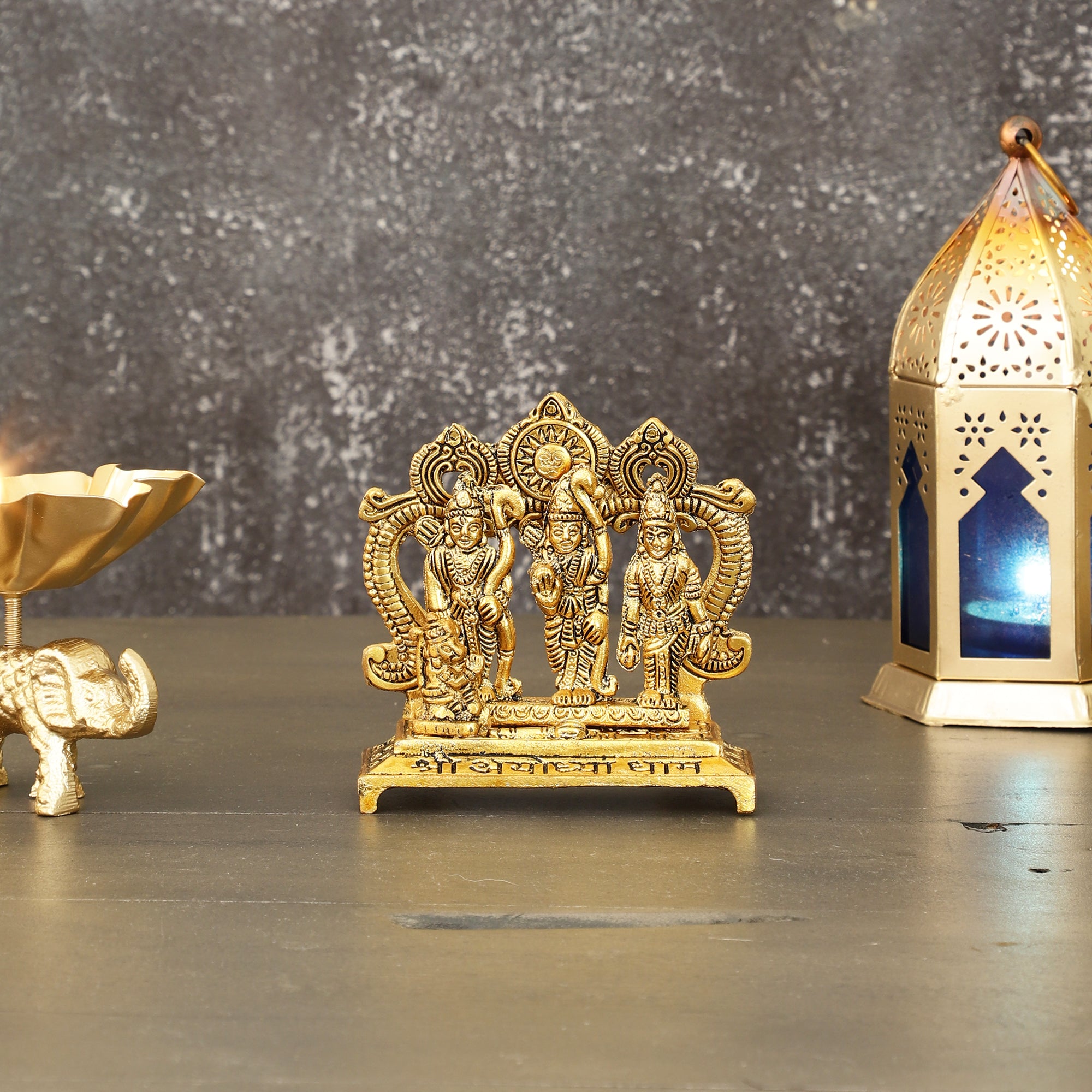 Sacred Royalty Ram Darbar Idol Rakhi Gift Set