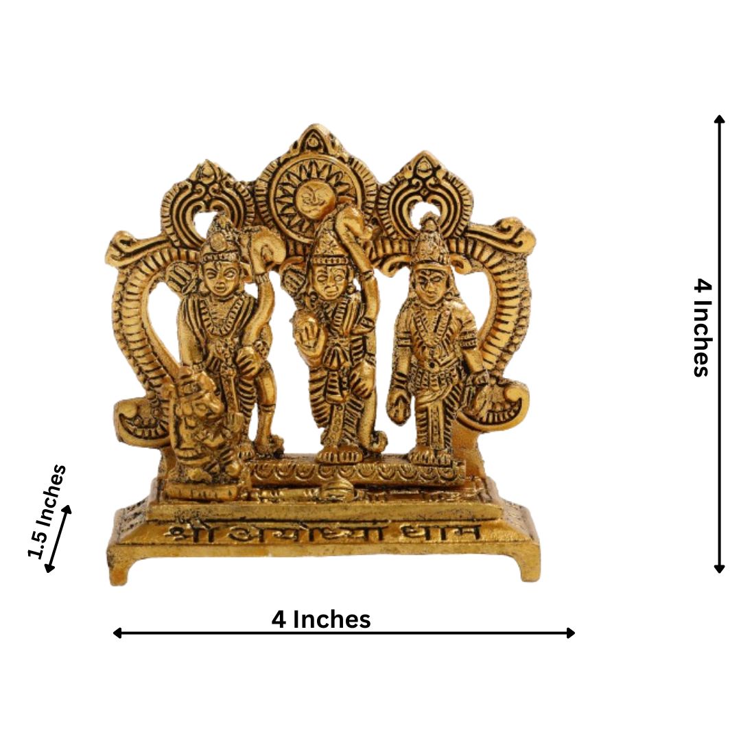 Sacred Royalty Ram Darbar Idol Rakhi Gift Set