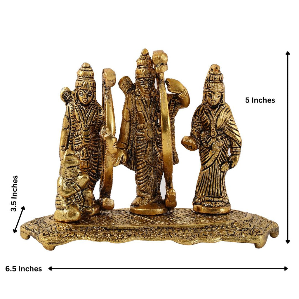 Classic Devotion Golden Ram Darbar Idol Rakhi Hamper