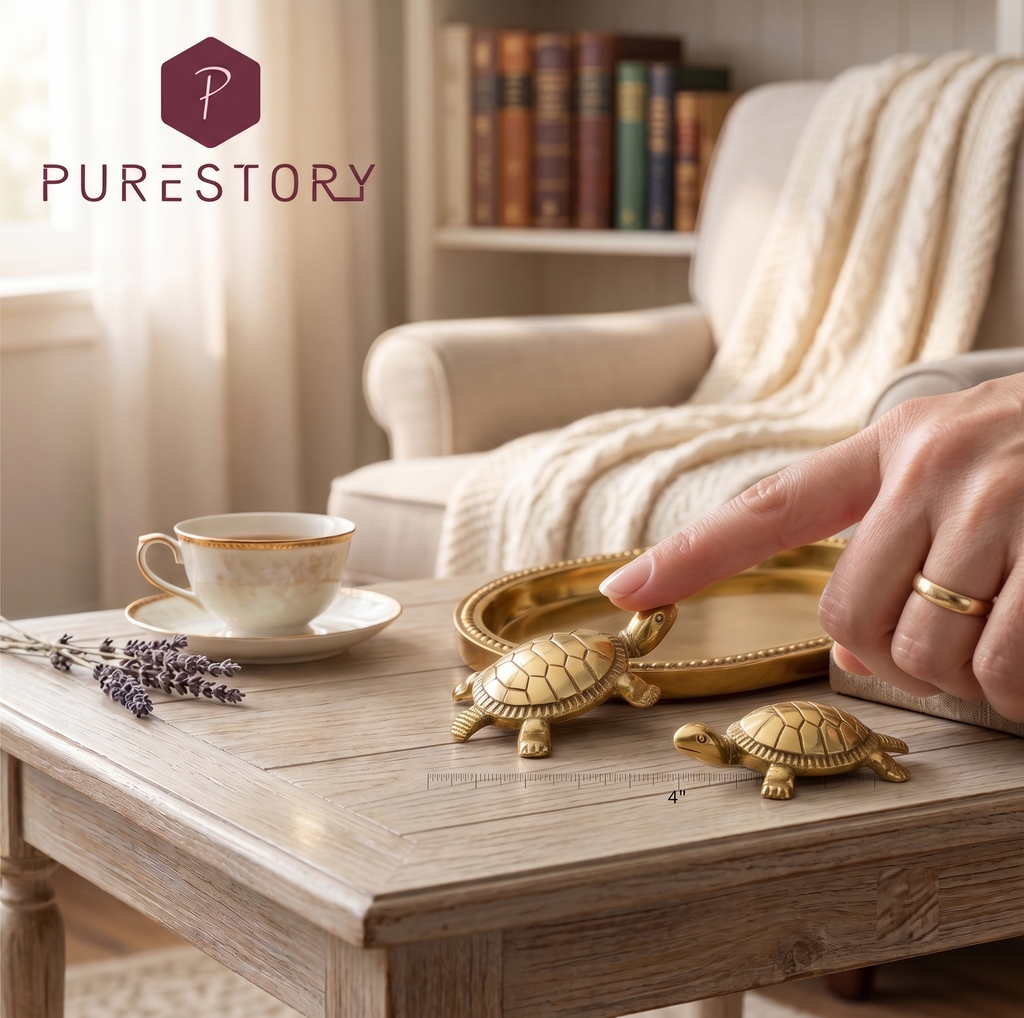 Prosperity And Luck Rakhi Hamper With Golden Tortoise Showpiece